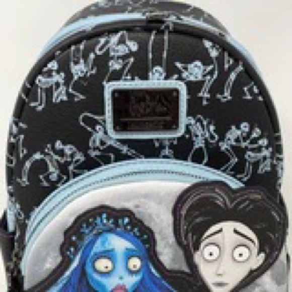 LOUNGEFLY 2022 SUMMER CONVENTION CORPSE BRIDE EMILY AND VICTOR MINI - Picture 2 of 14